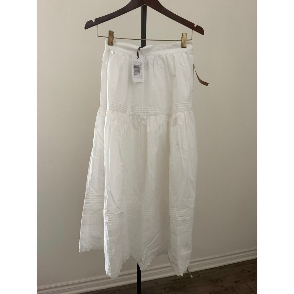New O.P.T Beth white maxi skirt $172 size 2 - Picture 7 of 7